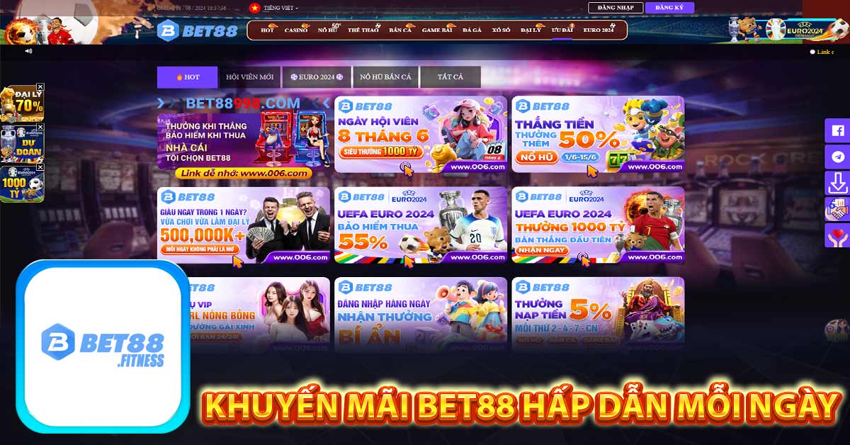 Khuyến mãi bet88 hấp dẫn mỗi ngày