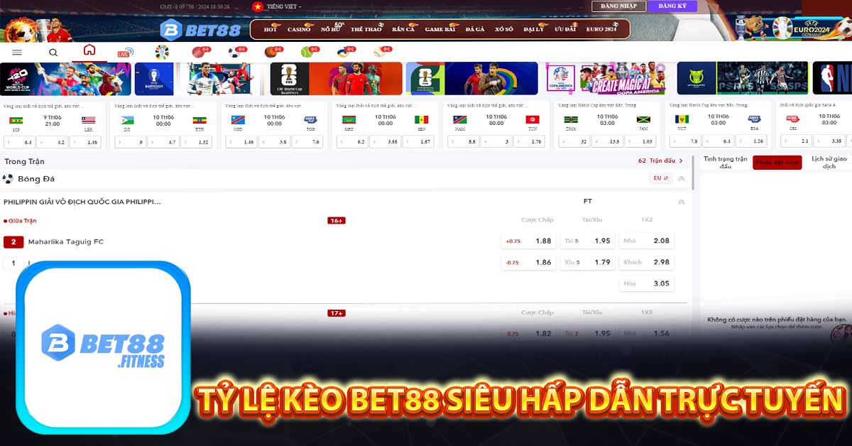 Ưu điểm khi cược thể thao ở nhà cái uy tín Bet88